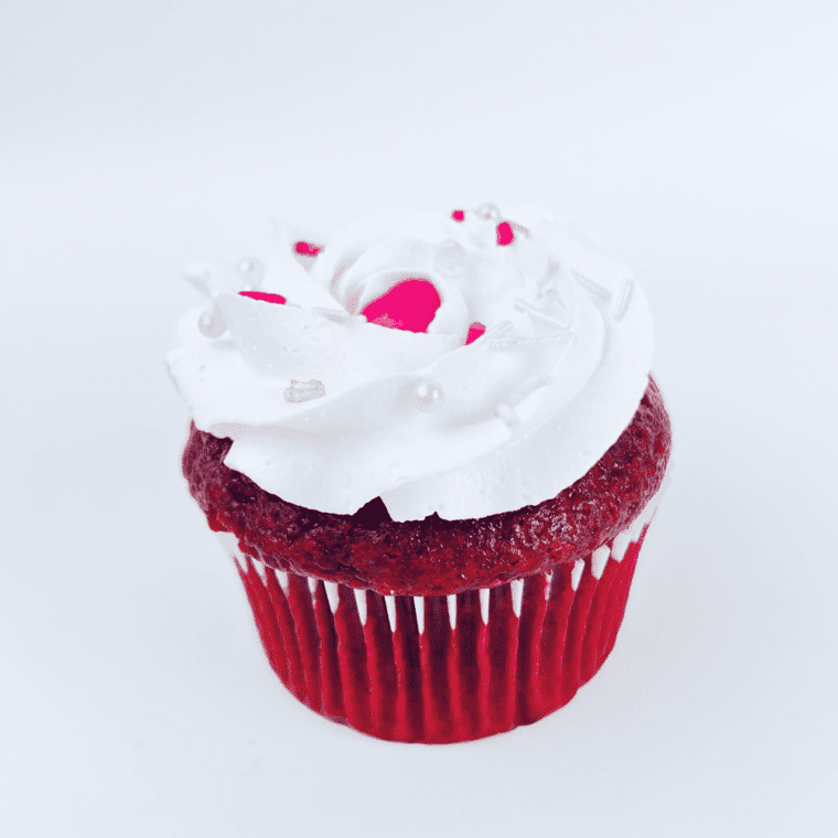 Decorated Red velvet Cup Cake - Image 3